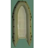 Лодка надувная моторная с жестким дном Sportex RIB фантом-420, цвет камуфляж